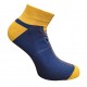 Sneaker blue sport socks with a plush sole Zipper