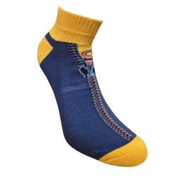 Sneaker blue sport socks with a plush sole Zipper