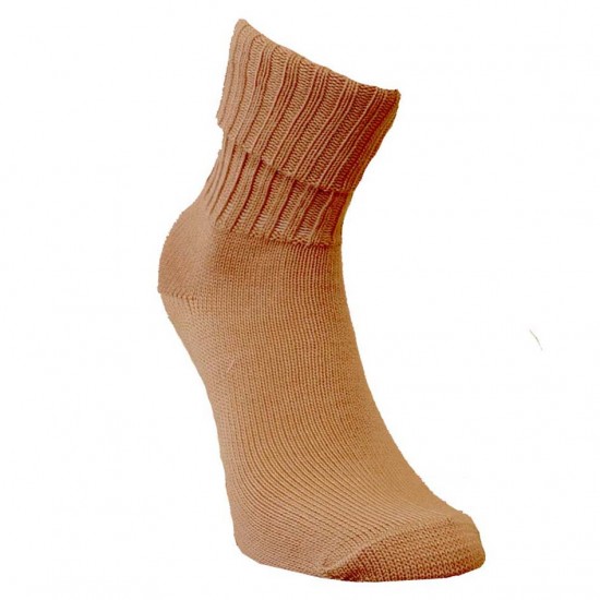 Warm Ripe wool socks Light brown