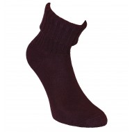Warm Ripe wool socks Dark purple