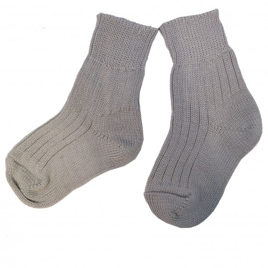 Warm Full Ripe wool socks Light grey