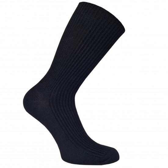 Very soft Extra fine 95% Merino wool Full Ripe socks Black