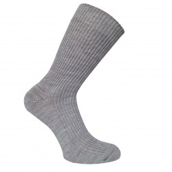 Very soft Extra fine 85% Merino wool Full Ripe socks Light grey melange