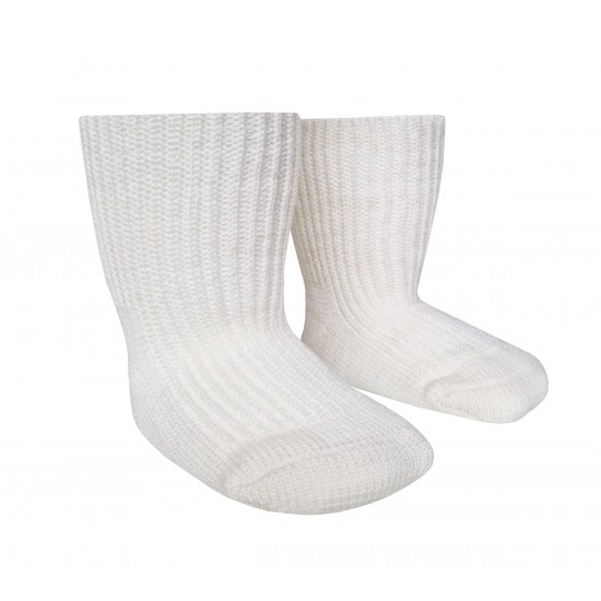 Labai švelnios Extra fine 95% merino vilnos Pilno Ripe kojinės Pieno