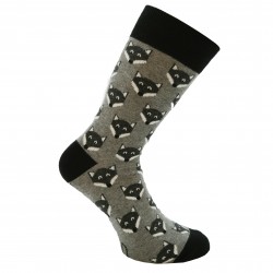 Multicolored socks grey Foxes