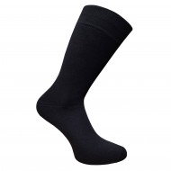 Men Black plain socks Non-Binding ankle