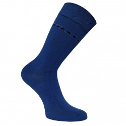 Men blue patterned socks Stripes