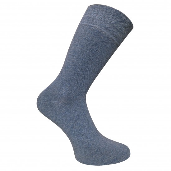 Men socks plain Denim
