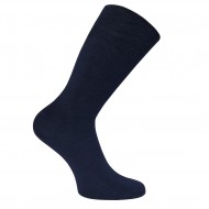 Merserizuotos medvilnės moteriškos kojinės Tamsiai mėlyna