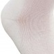 Non-binding diabetic socks with plush sole White