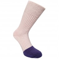 Šiltos plonos ripe rašto 90% švelnios vilnos kojinės rožinė + violetinės kojinės 