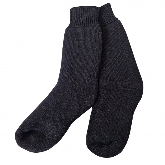 Warm, thick woolen socks dark grey Londra