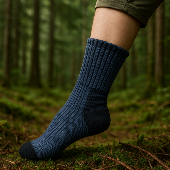 Technical active leisure socks with Coolmax fiber and Merino wool Dark gray