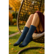 Technical active leisure socks with Coolmax fiber and Merino wool Dark gray