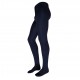 Thin 85% merino wool tights for mens Dark blue