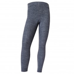 50% Wool thick leggings for kids Grey