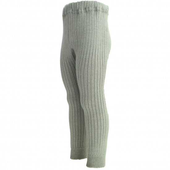 80% wool thick leggings for kids Light grey