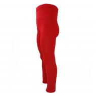 Red plain thin leggings for kids The Summer