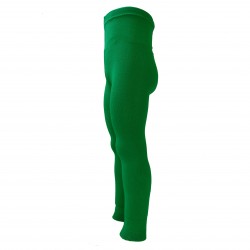 Green plain thin leggings for kids Jungle