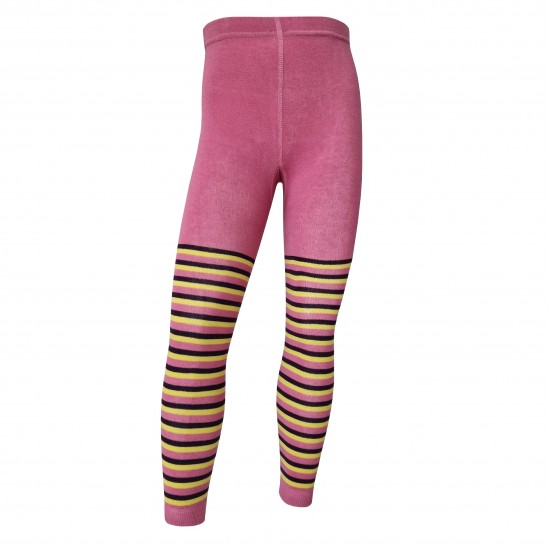 Pink thin leggings for kids Owl