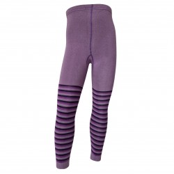 Purple thin leggings for kids Owl