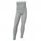 Grey thin leggings for kids White dots