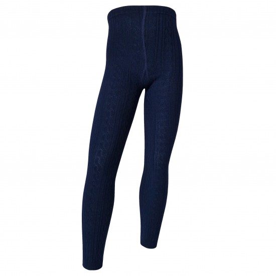 Dark blue thin leggings for kids Chains