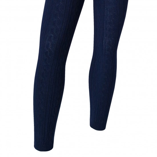 Dark blue thin leggings for kids Chains