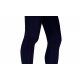 Dark blue plain thin leggings for women