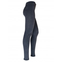 Dark grey plain thin leggings for women 