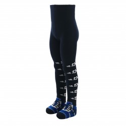 Dark blue tights for kids Football player