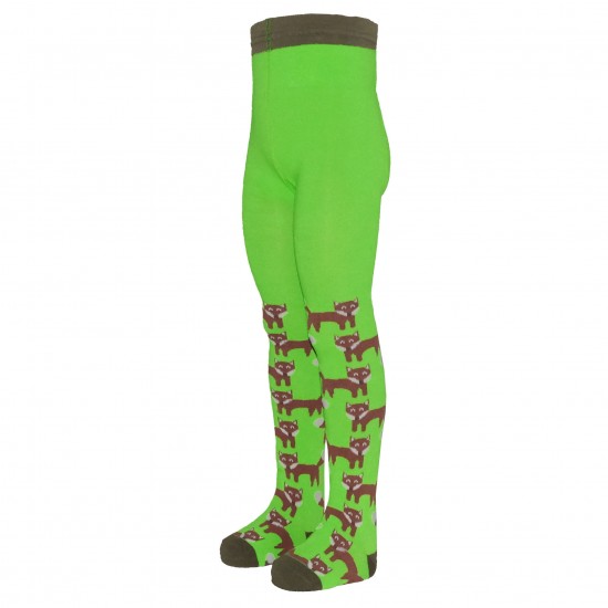 Green tights for kids Foxs