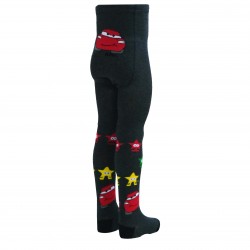 Dark grey tights for kids  Race car