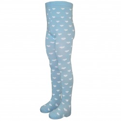 Light blue tights for kids I love mom and dad