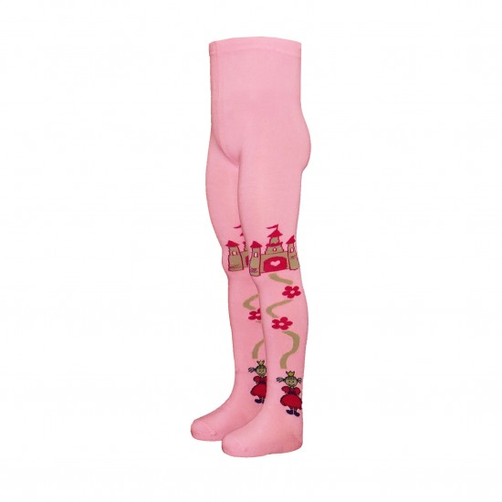 Non-slip Light pink tights for kids Princess