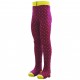 Non-slip Purple tights for kids Dots