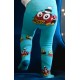 Turquoise tights for kids Train