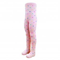 Pink tights for kids Peas